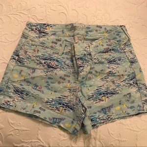 Printed chino shorts